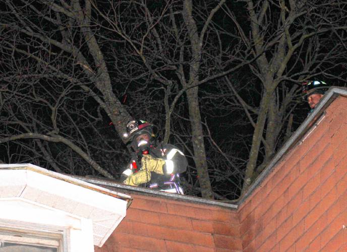 A chimney fire at 21 Park St. in Athol was reported at 8 p.m. on Tuesday, March 12. A three-alarm fire was reported at the same house the following morning. 