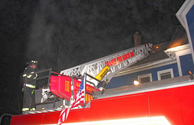 Orange Fire requested mutual aid to this three-alarm fire at 15 Jones St. reported at 4:05 p.m. on Christmas Day.