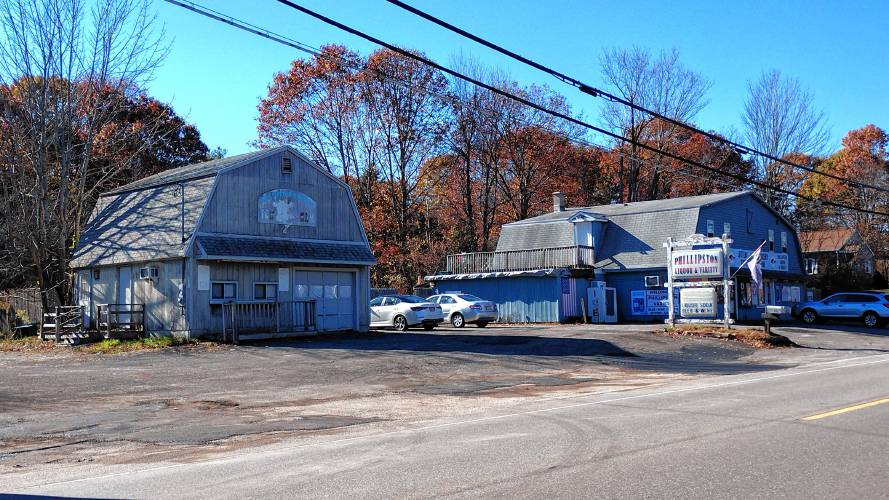 Phillipston Liquor & Variety owner Monil Patel is hoping to transform the former Phillipston Country Ice Cream (left) into a retail cannabis operation. Details of the plan were presented to the Selectboard at its meeting on Nov. 1. 