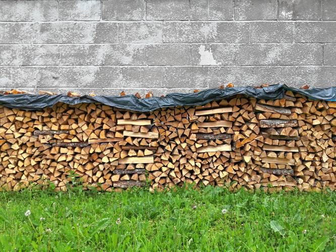 Drying firewood is very important. Split and stacked softwoods require about four-to-six summer months to dry. Hardwoods can take 12 months or more, but can lose a considerable amount of moisture in six months.