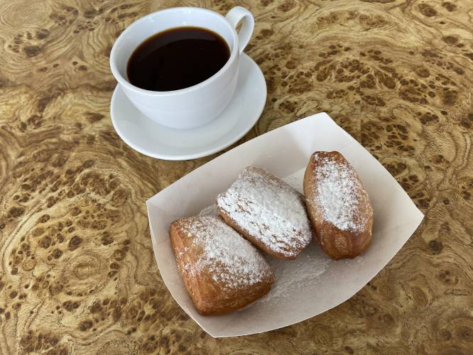 Is there a better combo than fresh beignets and coffee?